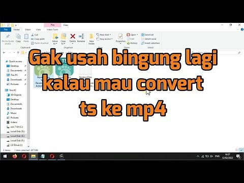 Cara convert video ts durasi panjang ke mp4 secara cepat dan mudah