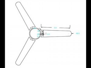 How to Draw a Fan in AutoCAD
