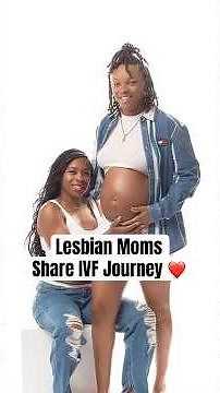 Lesbian Moms Share IVF Journey #shorts #AshleyAndShaunda #IVF