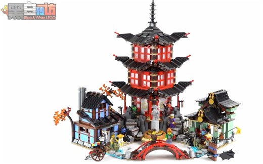 乐高LEGO★幻影忍者70751飞天旋转术神庙【黑白评测】