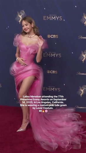 Lalisa attending the 77th Primetime Emmy Awards 🌸#trendyshorts2026 #fashion #style #viralshorts