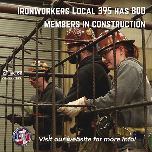 Ironworkers Union Local 395 has 800 members working on construction sites and manufacturing plants across the Region, including bridges and industrial sites along the lakeshore. Learn more about how to join our legacy. Visit our website to apply for our apprenticeship program today. https://www.ironworkers395.com/news-details/news/apprenticeship/13453/39370 #IndianaIronworkers #Local395 #NWI #apprenticeshipprogram #Ironworkers #apprentice #union #unionironworkers #students #highschoolstudents #g