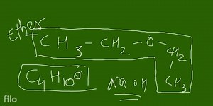 An organic compound having molecular formula C4​H10​O doesn't p... | Filo