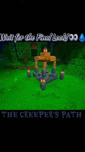 Easy 1-minute Well Build in Minecraft! 💧🔥 #shorts #minecraft