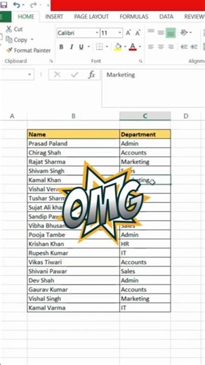Data Cleaning Made Easy 🔥 One Hidden Excel Trick | Clean Data in Seconds #shorts