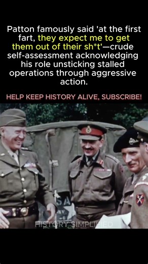 Patton Wore COLT 45 — "Get Them Out of Their Shit" || WW2 #shorts #ww2