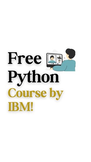 yoursdigitalspot | FREE Python for Data Science – by IBM Start learning Python from scratch with hands-on labs & a free certificate! ‍ Who can join?... | Instagram