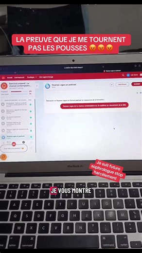 Voici la preuve que je continue ma formation j'ai juste préféré attendre le feu vert de ma sophrologue pour reprendre ma formation ou alors on était pour devenir sophrologue, comme je l'ai dit dans la vidéo c'est moi qui va me lever le matin qui va avoir cette motivation d'aller travailler pour moi la cuisine c'est une simple passion pour moi c'est pas un métier que je souhaite envisager moi ça a toujours été la médecine je veux tout simplement continuer dans la lancée familiale. Mon grand-père 