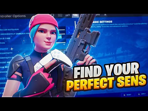 How To Find Your PERFECT Controller Sensitivity (Fortnite Settings Tutorial)
