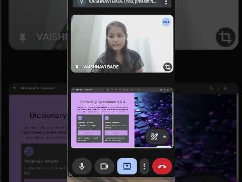 My Python Presentation on Dictionaries | Easy Explanation