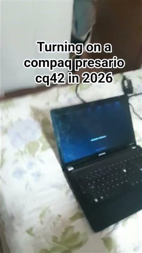 turning on a compaq presario cq42 in 2026 #compaq
