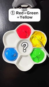 7K views · 67 reactions | three primary colors of light （RGB） #colormixing #satisfying #asmr #guessthecolor #colortheory | Colorpad | Facebook