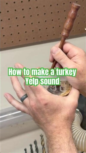 The exact hand position that brings gobblers in #turkeyhunting #calling #shorts