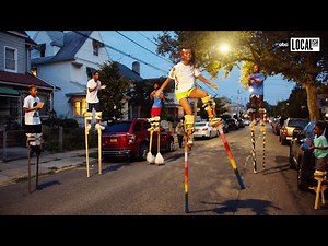 Moko Jumbie: Stilt Dancing Kids in Brooklyn | Moko Jumbie