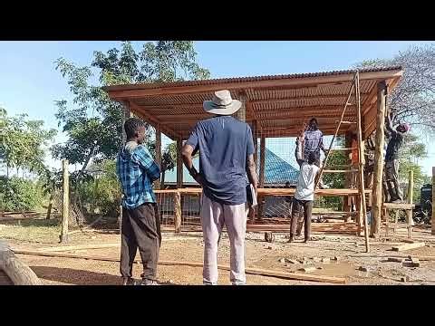 Suitable goat house at Dimba's farm part 1