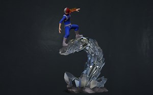 mha todoroki 3d print statue