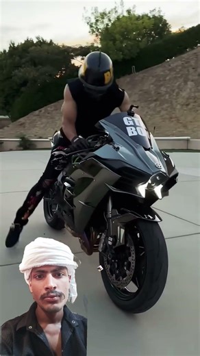 Kawasaki h2r modelling super power racing bike #viral #trending 😈😔🥷 #automobile #ekmotahathighumecha