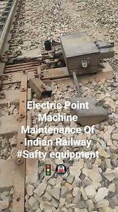 Point Machine #sefty #signal #saftyfireworks #indianrailway #trainoperations #routines #iloverailway