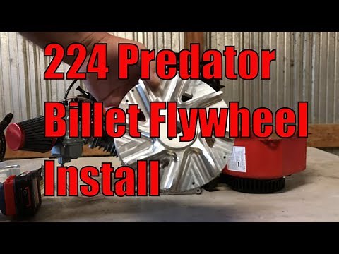 224 Predator Billet Flywheel Install on the Billet Rod Wildcat Flat Top Predator 224 Engine Build