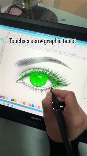 So many of you are asking about touchscreen laptops. Yes, they can work. But they’re not designed for detailed manual digitizing. Most touchscreen laptops: – don’t have the same pen precision – don’t feel natural for long sessions – can’t be positioned ergonomically like a graphic tablet – are not optimized for micro stitch placement When you digitize manually, you constantly adjust stitch angles, curves, density and small details. A graphic tablet gives you: • better control • smoother pen resp