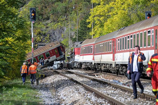 At least 66 injured after two trains collide in Slovakia