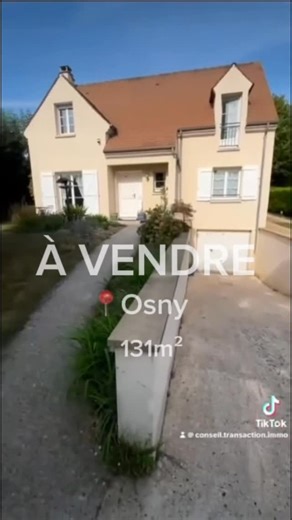Conseil Transaction Immobilier on Instagram: "⭕️rpi Conseil Transaction Immobilier – Saint-Ouen-l’Aumône 🏡 À vendre : Maison 5 pièces – OSNY – Quartier Lameth, à deux pas des écoles et … au calme ! Découvrez cette superbe maison F6 des années 2000, aux belles prestations, idéale pour une famille 👨‍👩‍👧‍👦 🔹 Au rez-de-chaussée : ➡️ Entrée cathédrale 🛋️ Séjour double lumineux ouvert sur salle à manger ☀️ Double exposition, double terrasse ⛱️ 🍽️ Cuisine 🛏️ Chambre 🚿 Salle d’eau 🚻 WC avec l