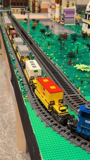 LEGO Conrail freight train #lego #legotrain