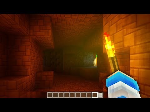 REALISTIC Torch in Minecraft - Dynamic Lights Shaders MCPE - NO MODS! (Bedrock Edition)