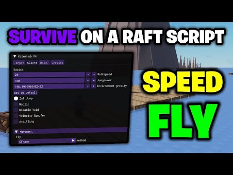 [⭐BEST] Survive On A Raft Script - *Speed, Fly & More* ROBLOX (NO KEY!)