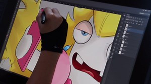 5.2K views · 178 reactions | Rabbid Peach knows she's a work of art, that's why everyone wants to draw her! Even our very own artist, Claudia Tuci Tuciax, wanted in on the action! | Rabbids | Facebook