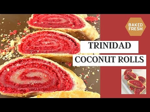 How To Make AMAZINGLY DELICIOUS Trinidad COCONUT ROLLS (similar to Salara) | Caribbean