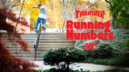 NB Numeric队伍2025美国滑板之旅 "Running Numbers"