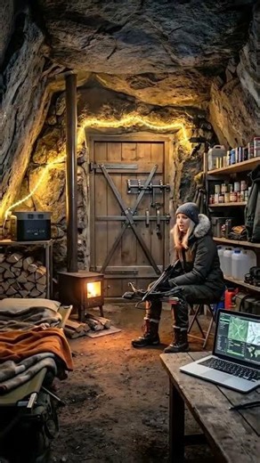 Hidden Rock Shelter in the Forest 🪨🌲