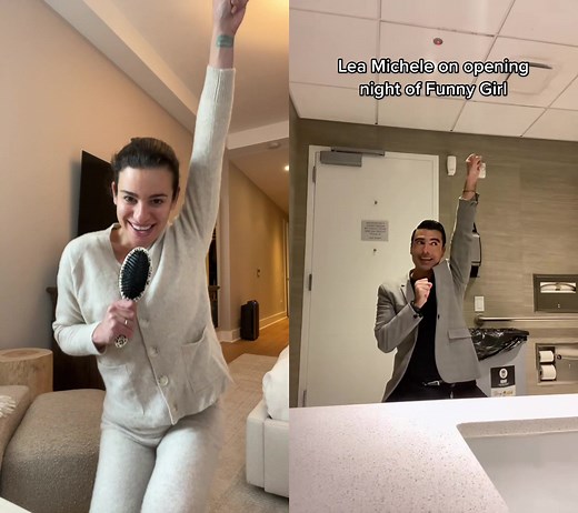 Lea Michele Funny Girl TikTok Duet