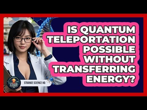 Is Quantum Teleportation Possible Without Transferring Energy? - Strange Science HQ