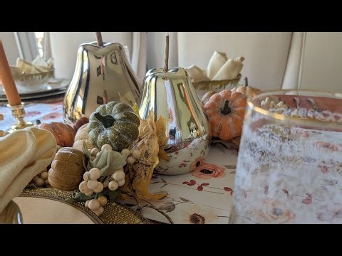 Set a Beautiful Fall Table For Eight With Me!
