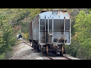 Several Pictures of where the old Aldridge Creek Train Bridge on the HMCR line was 10-28-2025