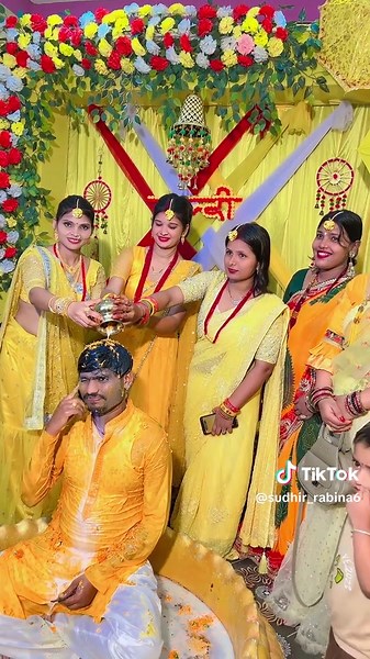 Haldi Ceremony Celebration in Mithila