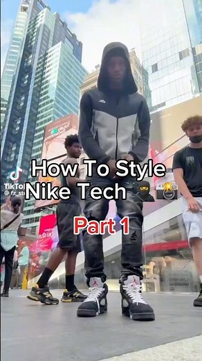 HOW TO STYLE NIKE TECH 🤩❄️⬆️ SUBSCRIBE FOR MORE DAILY DRIPPY CONTENT #drip #niketech