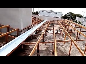 Here's how the central roof gutter turned out after installation!