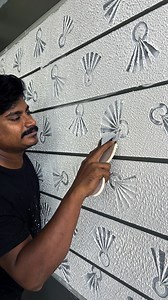 1.1M views · 10K reactions | Simple texture design for INterior & EXterior #architecture #everyone #diy #InteriorDesign #viralpost #interior #artist #art #homedecor #drawing #texture | Creative Hacks 2.0 | Facebook