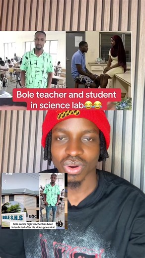 @Official Marasko Sm • 1d ago Bole SHS: Teacher had an affa!r with student at the Science Lab. Ghana🏃‍♀️🏃‍♀️🏃‍♀️#foryoupage ekiki gwe