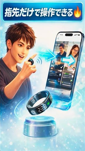 The smart ring ended up with gesture control #futuristic #gadget