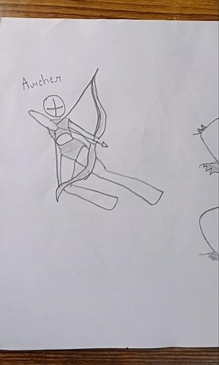 Drawing stickman body archer #drawing#tutorial #howtodraw #sketch#art