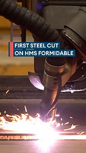 A formidable start for the Royal Navy’s newest warship ⚓ Watch as work starts on the latest Type 31 frigate with the first steel cut on HMS Formidable. . . . . #ship #sailing #navy #royalnavy #military #armedforces #news #forcesnews | Forces News