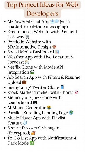Best Web Development Project Ideas for 2026 🚀 | Build Your Portfolio