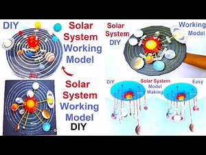 4 best solar system working models for science project exhibition - diy - simple easy | DIY pandit