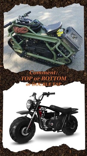 🔥 TOP or BOTTOM? Army Tank Mini Bike or New Off-The-Shelf Mini Bike?