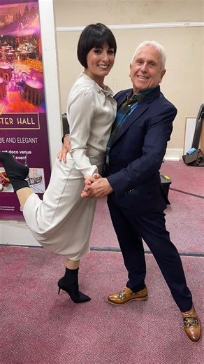 Flavia Cacace on Instagram: "Found my 1st fellow judge! The wonderful @wayne_sleep 💃🏻💃🏻💃🏻 @stepchangestudios @porchesterhallevents #dancewitflavia #waynesleep #dancewestminster #porchesterhallevents"
