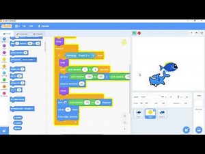 Crazy fish game ! Scratch game Lesson 1